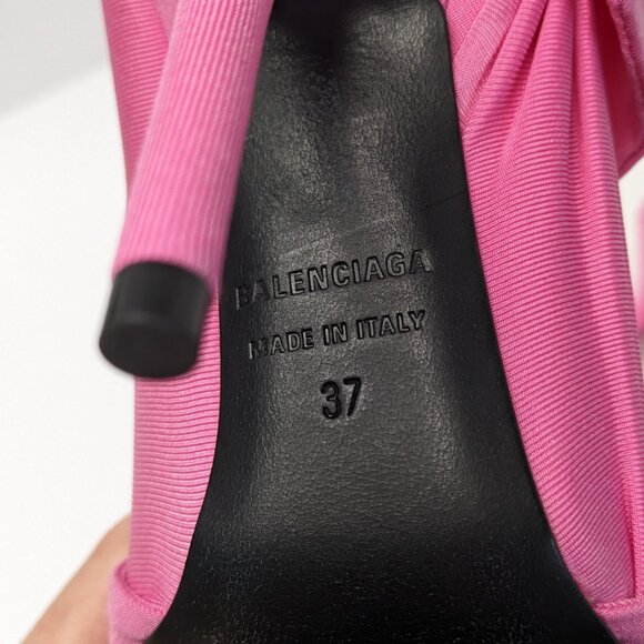 Balenciaga Knife Knot Pumps, Bright Pink, Women's 7 (EU 37) - Picture 6 of 10